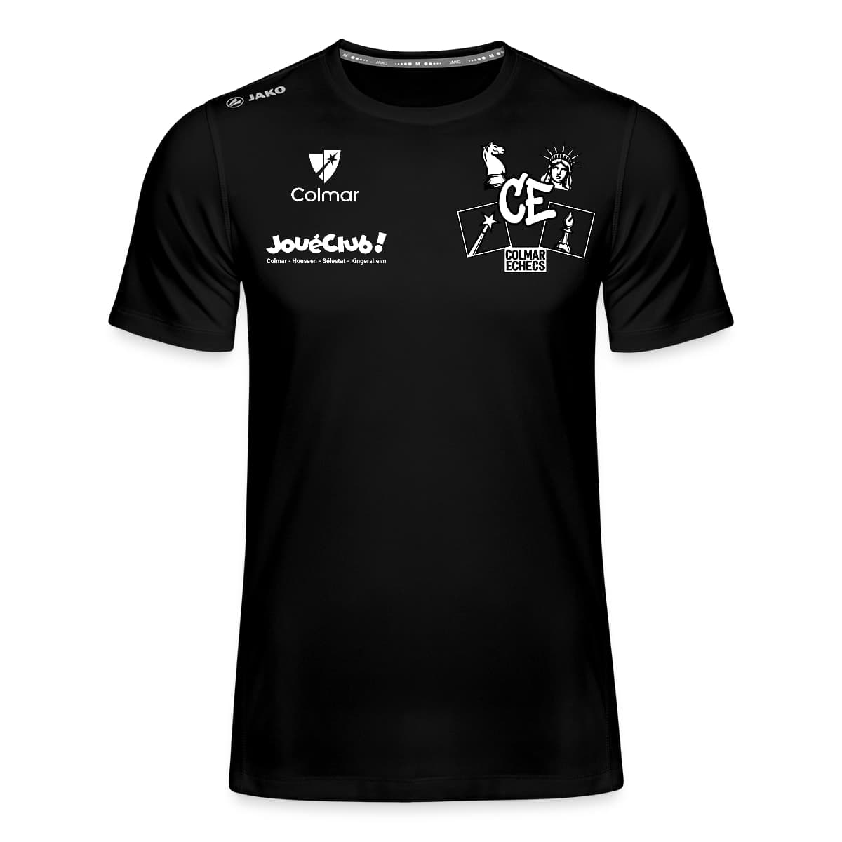 T-shirt Run 2.0 JAKO Homme — noir — Devant